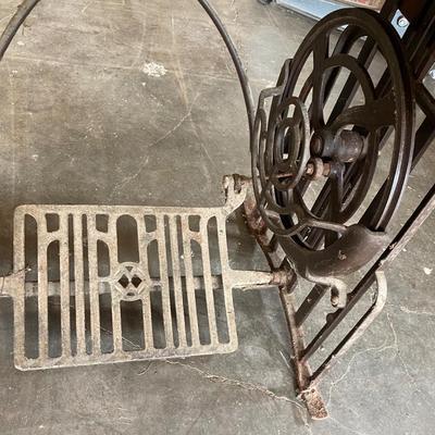 Vintage Damascus Sewing Machine and Cabnet