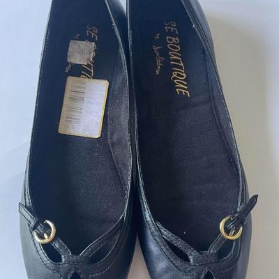 Brand New SE Boutique by Sam Edelman Black Leather Flats (Size 7)