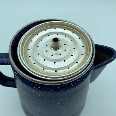 Enamelware coffee pot