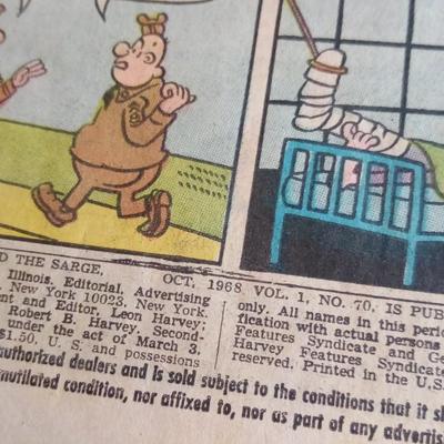 LOT 146 OLD SAD SACK SARGE COMIC BOOK