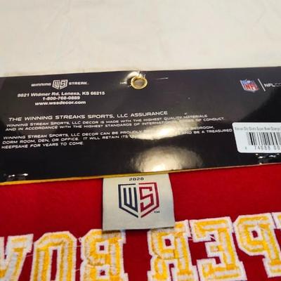Two Kansas City Chiefs wool LIIV Banner