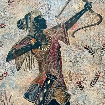 Greek Themed Wall Art Pair