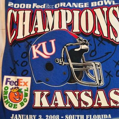 Kansas Jayhawks, 2008 t-shirts, cap, Banner, and 2022 cap