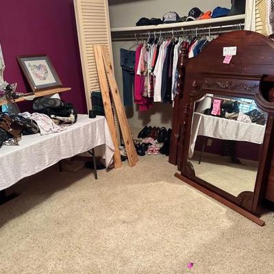 Lot 2: Queen Bedframe & more