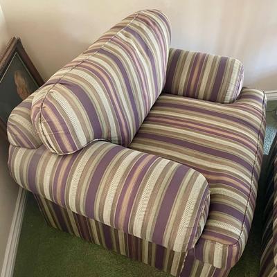Large Comfy Sofa Chair with Ottoman