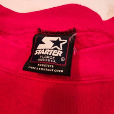 Vintage Kansas City Chiefs Sweatshirts including 1993 Warner Bros Taz Looney Tunes