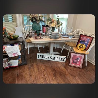 Lot 14: Dining Table & More