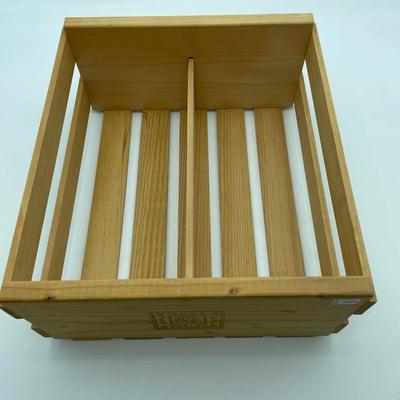 Vintage Napa Valley double row cd crate