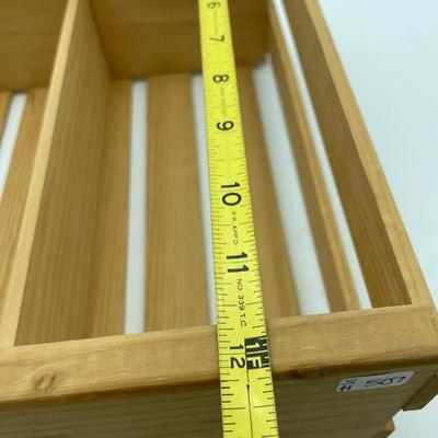 Vintage Napa Valley double row cd crate