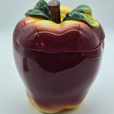 Ceramic Fired Apple Jar