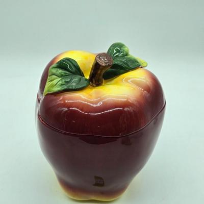 Ceramic Fired Apple Jar
