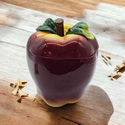 Ceramic Fired Apple Jar
