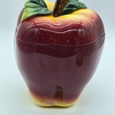 Ceramic Fired Apple Jar