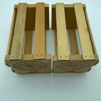2-vintage Napa Valley cd crates