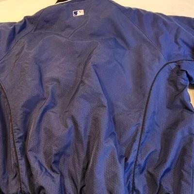 Two Vintage Kansas City Royals including Majestic Athletic Men's Blue and White Jacket