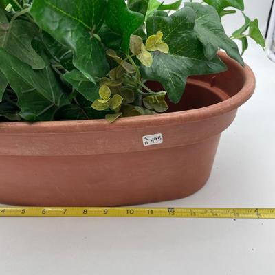Silk ivy planter