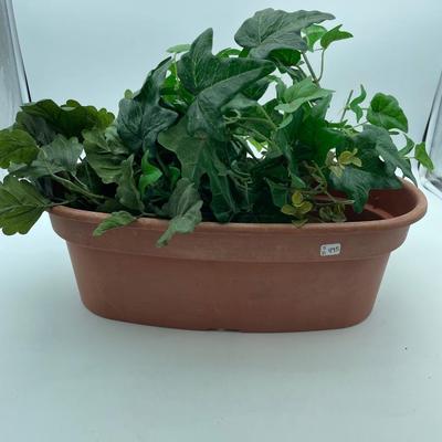 Silk ivy planter