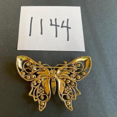 Vintage Butterfly Brooch