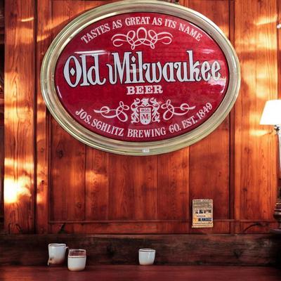 Old Milwaukee Beer Sign