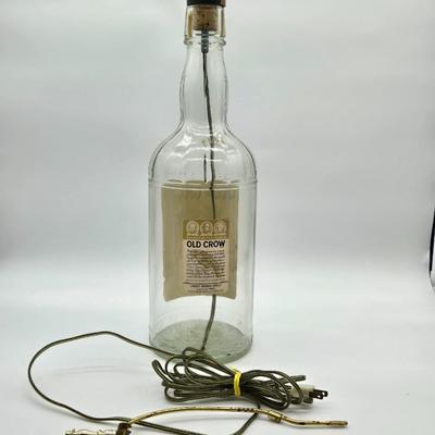 Old Crow Bottle Lamp