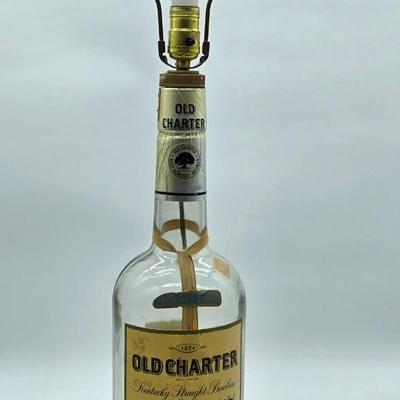 Old Charter Bottle Lamp