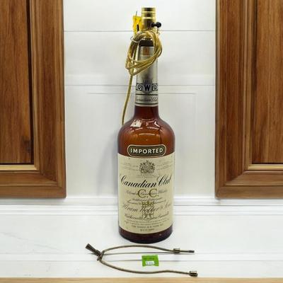 Canadian Club Bottle Lamp