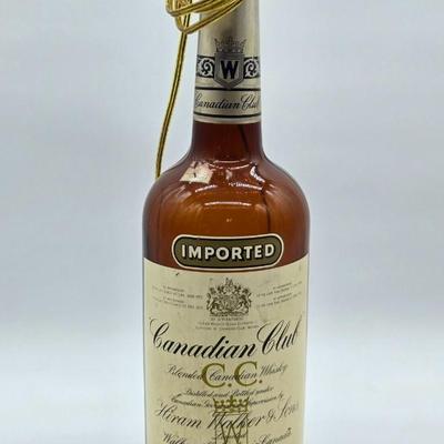 Canadian Club Bottle Lamp