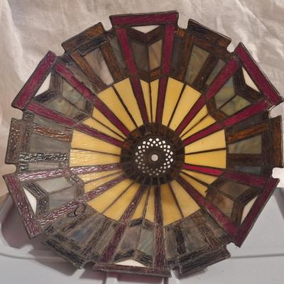 Stained glass lamp shade
