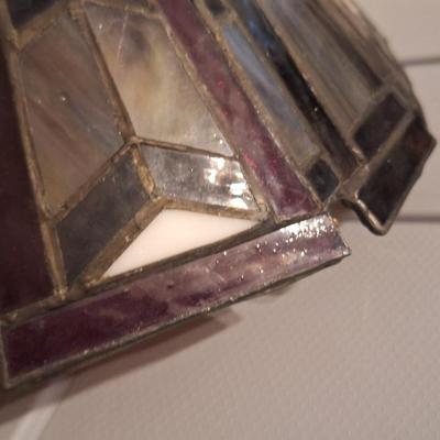Stained glass lamp shade