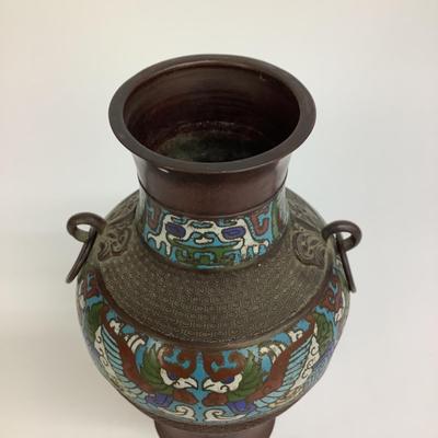 439 Pair of Japanese Cloisonné Vase