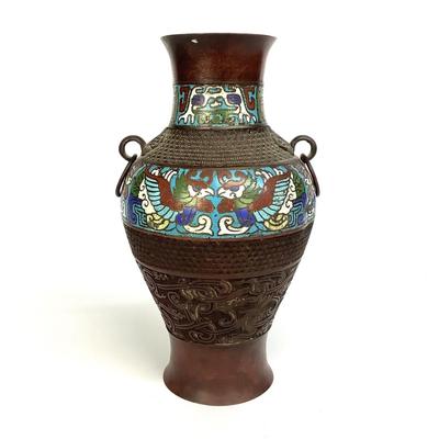 439 Pair of Japanese Cloisonné Vase