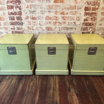 Three Pier 1 Storage Chests (3)