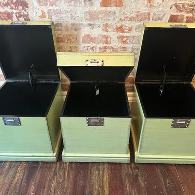 Three Pier 1 Storage Chests (3)