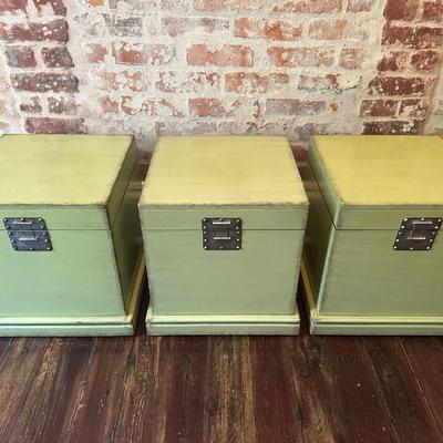 Three Pier 1 Storage Chests (3)