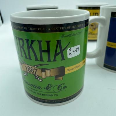 Set of 4 coffee mugs