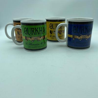 Set of 4 coffee mugs