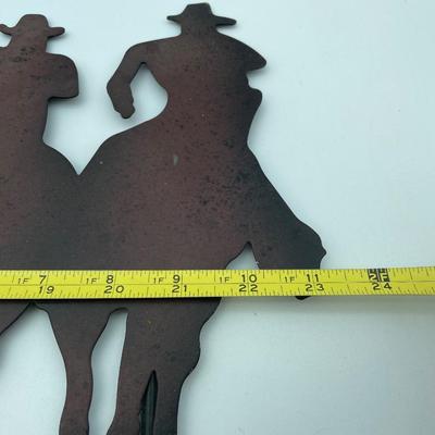 Cowboy hanging rack
