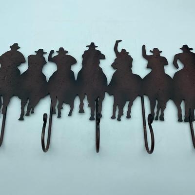 Cowboy hanging rack