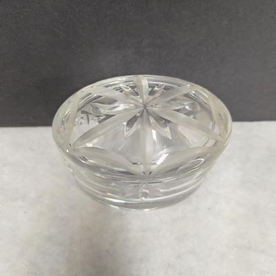 Crystal Trinket Box With Lid