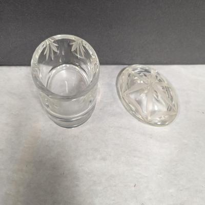 Crystal Trinket Box With Lid
