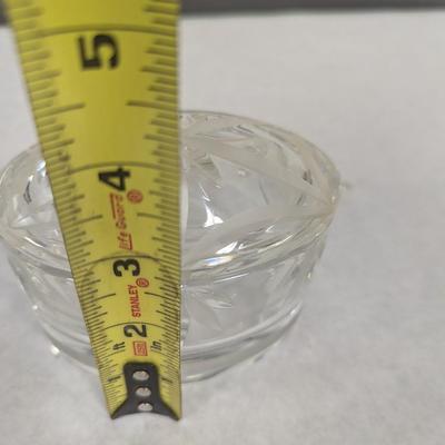 Crystal Trinket Box With Lid