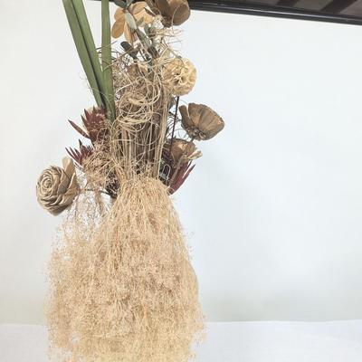 Wood Flower Vase