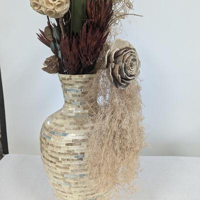 Wood Flower Vase