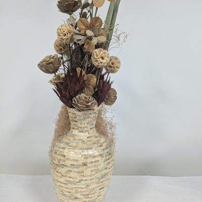 Wood Flower Vase