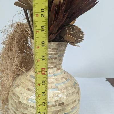 Wood Flower Vase