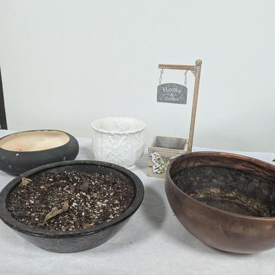 Assortment Of Flower Pots