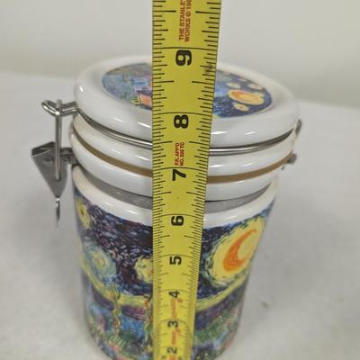 Chaleur Masters Collection D. Burrows Vincent Van Gogh Starry Night Canister