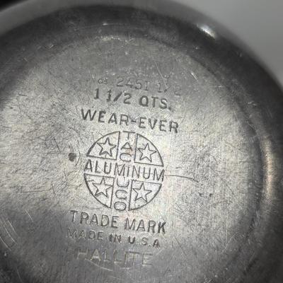 Wear-Ever Aluminum Hallite Pots & Pans