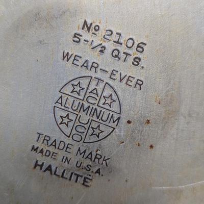 Wear-Ever Aluminum Hallite Pots & Pans