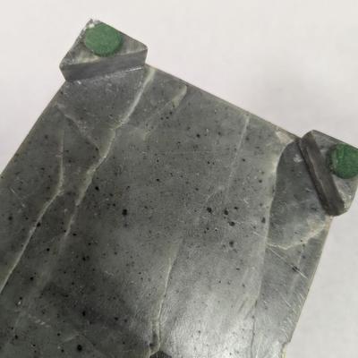 Vintage Jade Cribbage Board